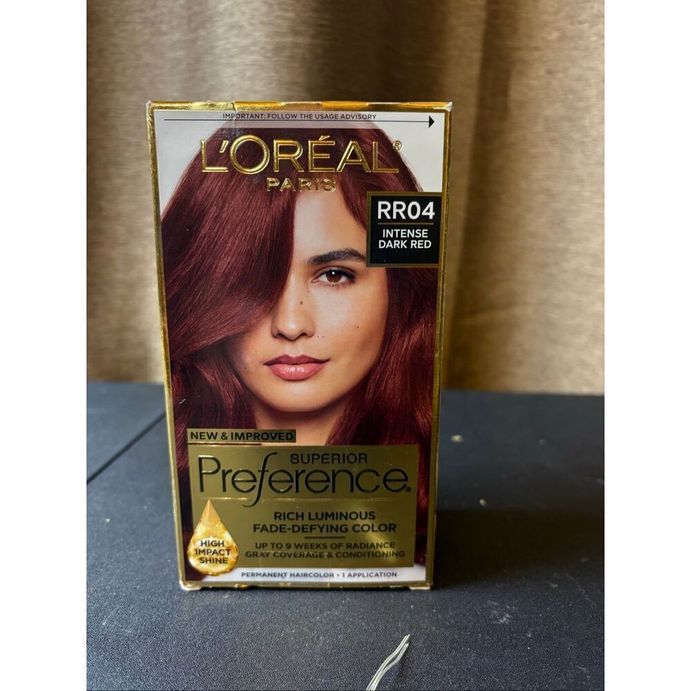 L’Oréal Paris Preference RR04 Intense Dark Red Permanent Hair Color